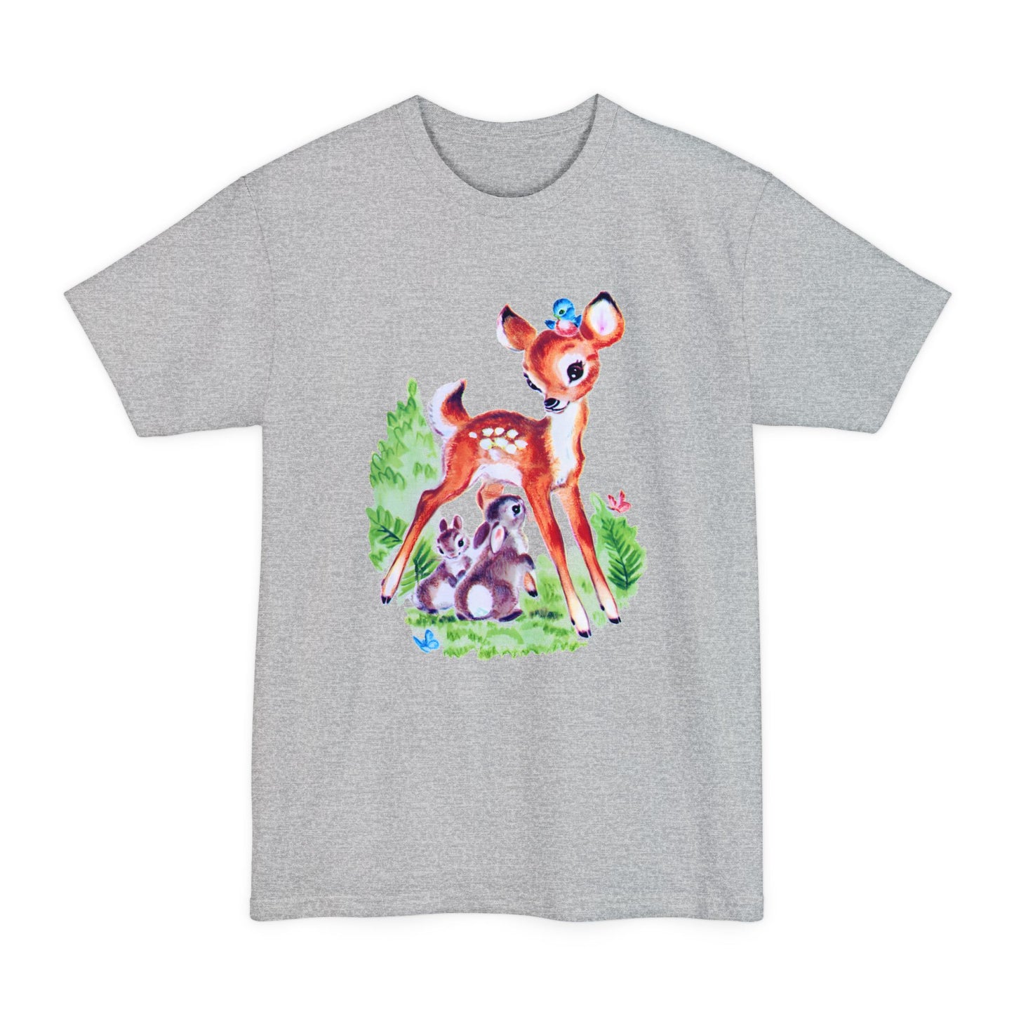 oversized 1956 cute baby deer from little deer storybook unisex big tshirt