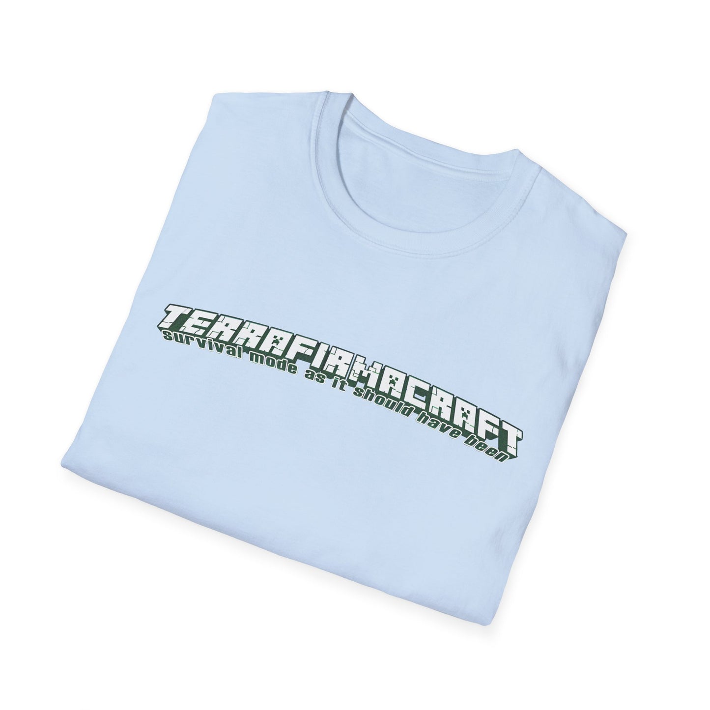 terrafirmacraft tfc survival mode as it should have been logo tshirt