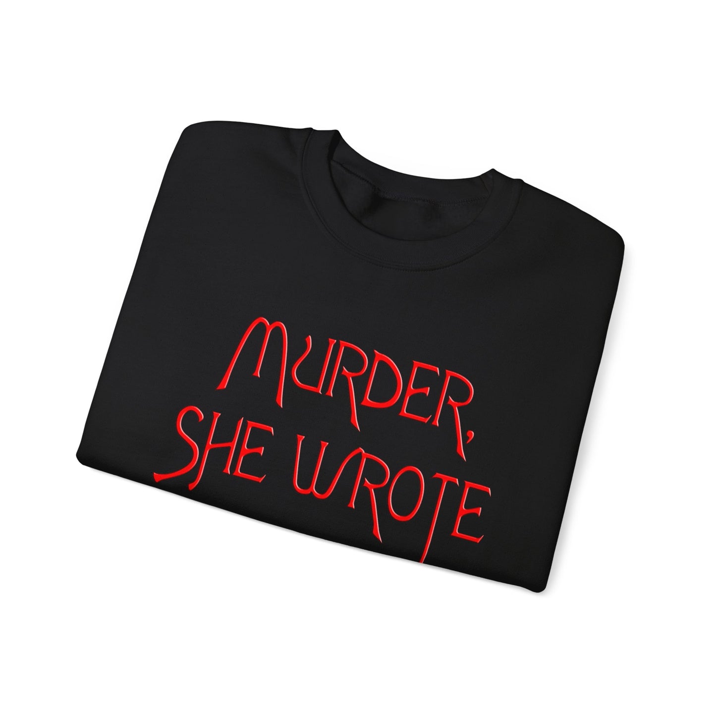 murder, she wrote vintage style unisex heavy blend crewneck sweatshirt