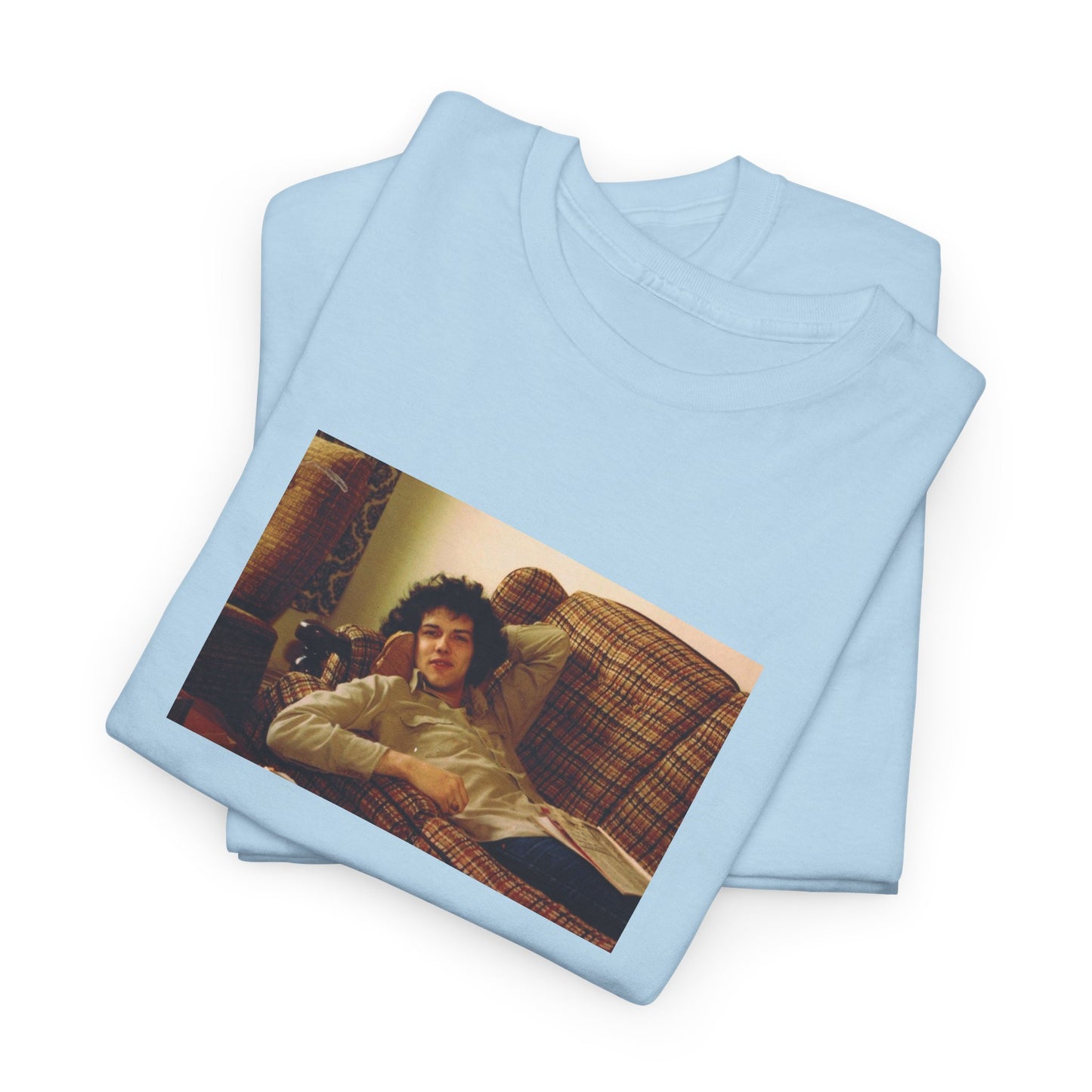 young norm macdonald on a chesterfield photo tshirt