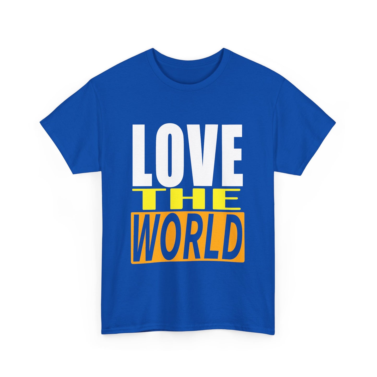 love the world vintage design tshirt