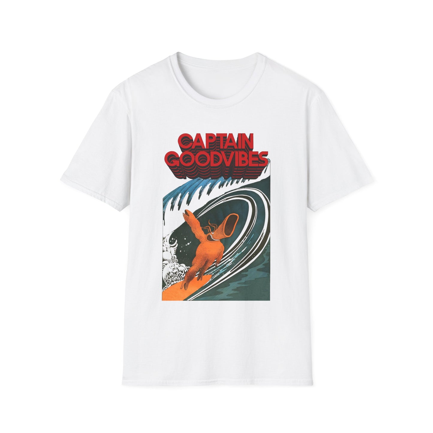 1975 underground australian surf comic illustration by tony edwards re colourized reproduction tshirt
