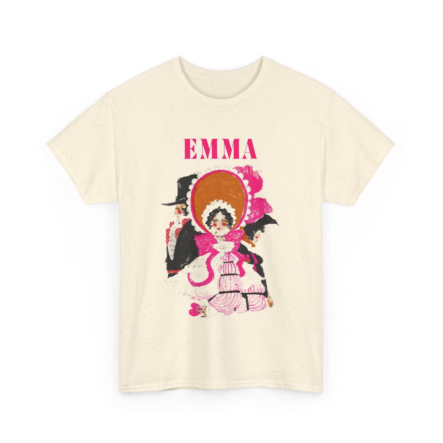 vintage book cover for emma by jane austin reproduction tshirt