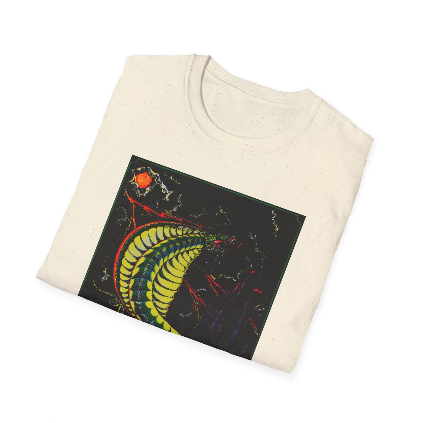 1974 king cobra psychedelic black light poster tshirt