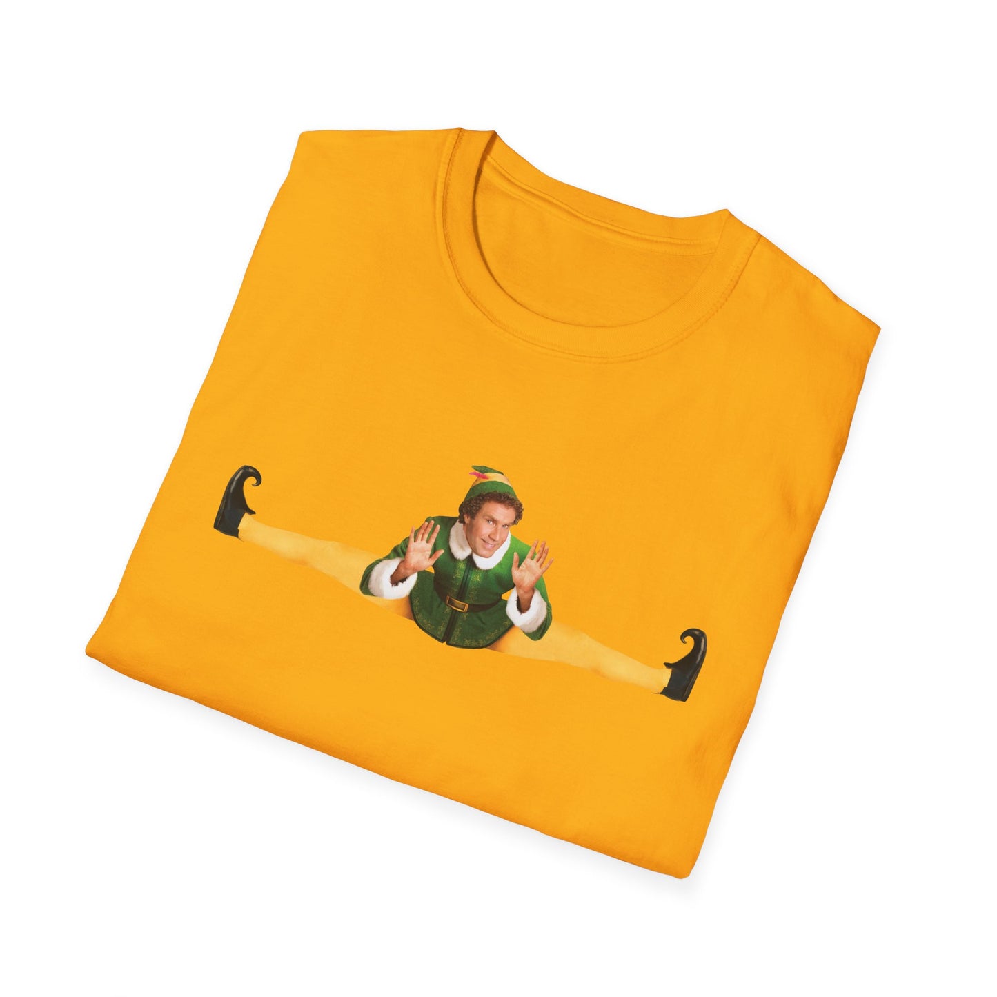 elf 2003 will ferrell doing the splits christmas tshirt