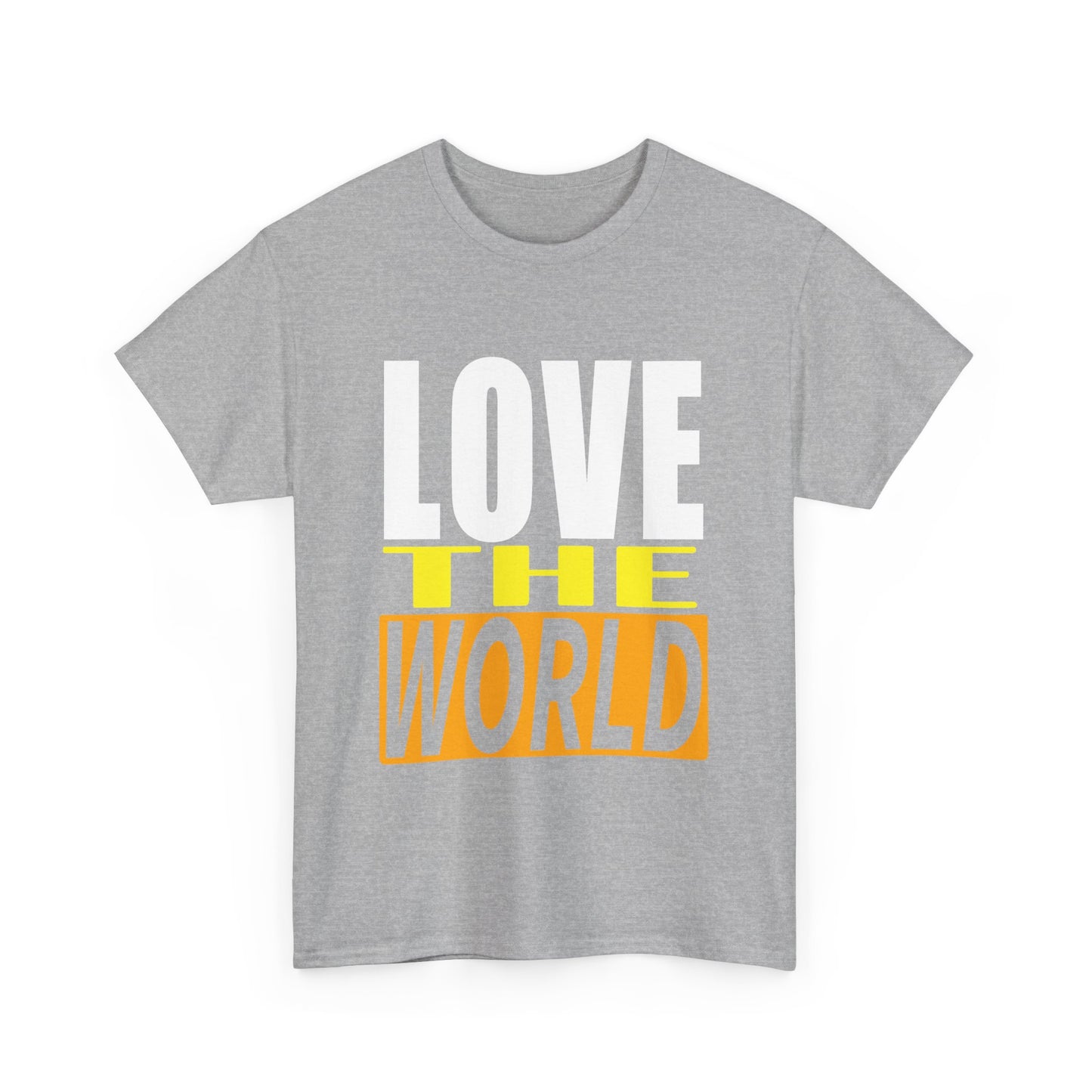 love the world vintage design tshirt