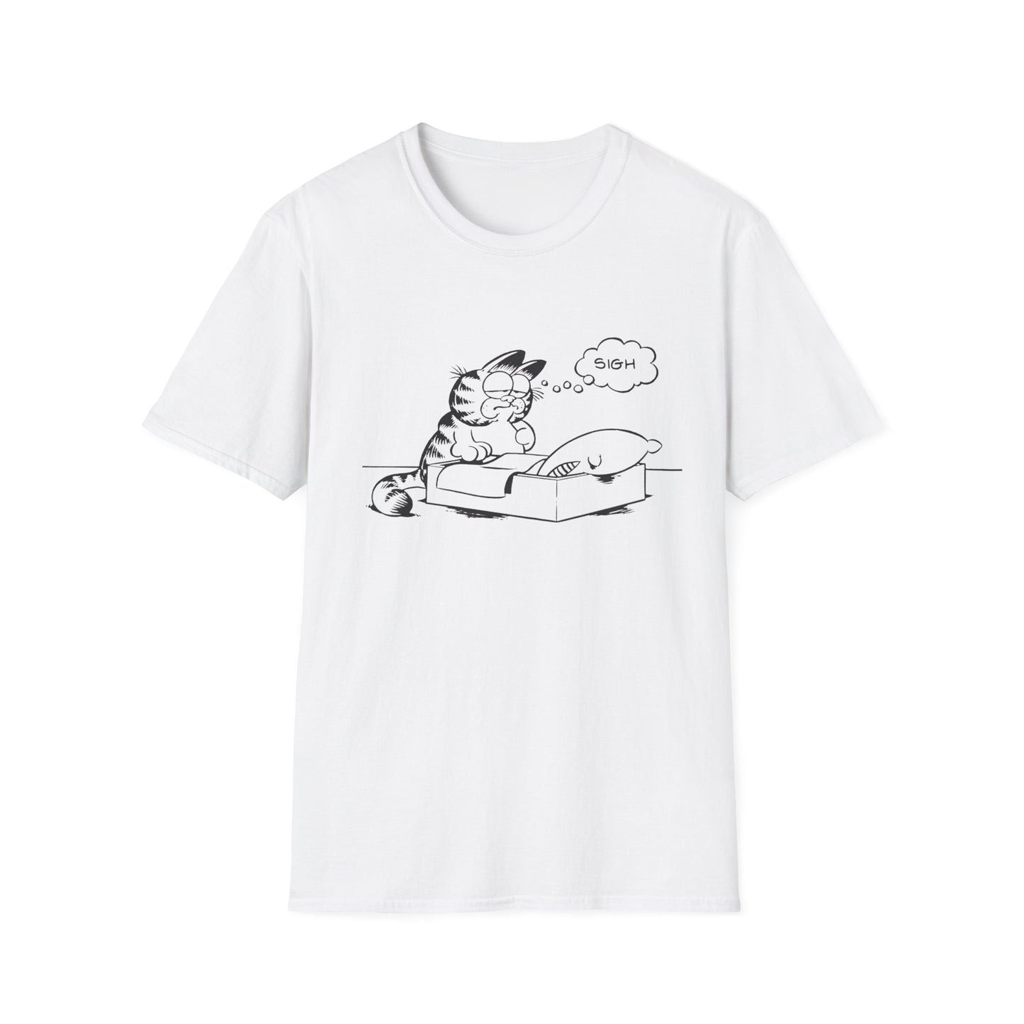 garf sighing tshirt