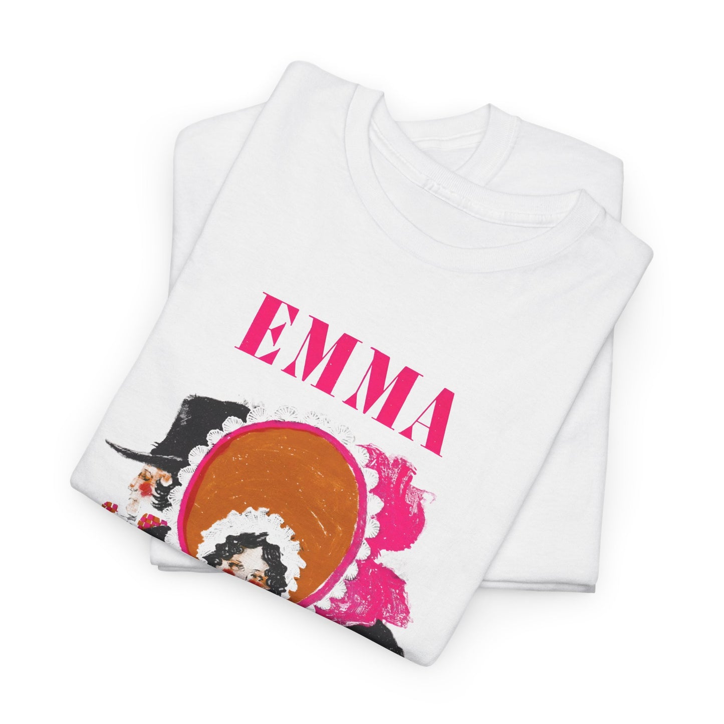 vintage book cover for emma by jane austin reproduction tshirt