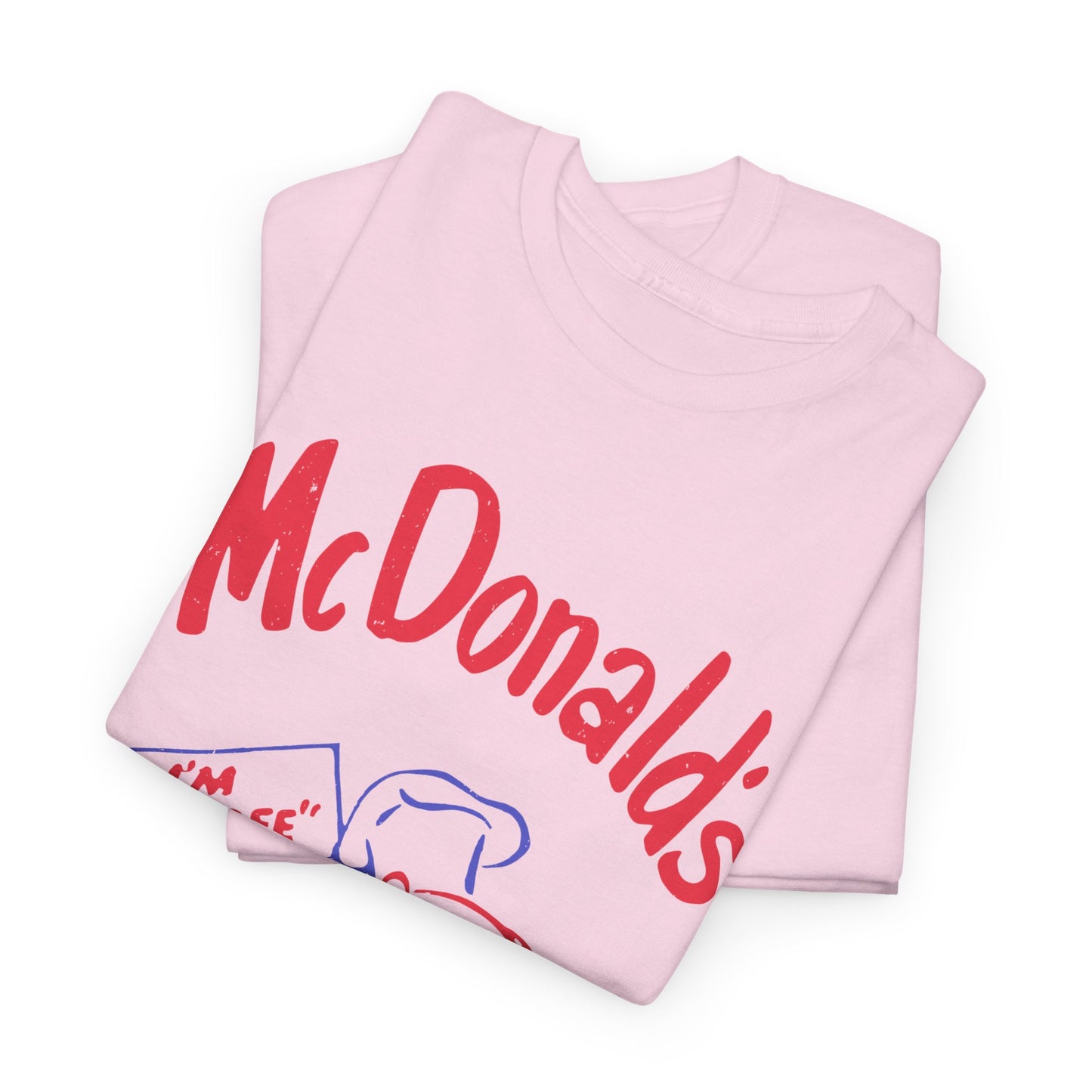 1950s vintage mcdonalds distressed logo reproduction tshirt
