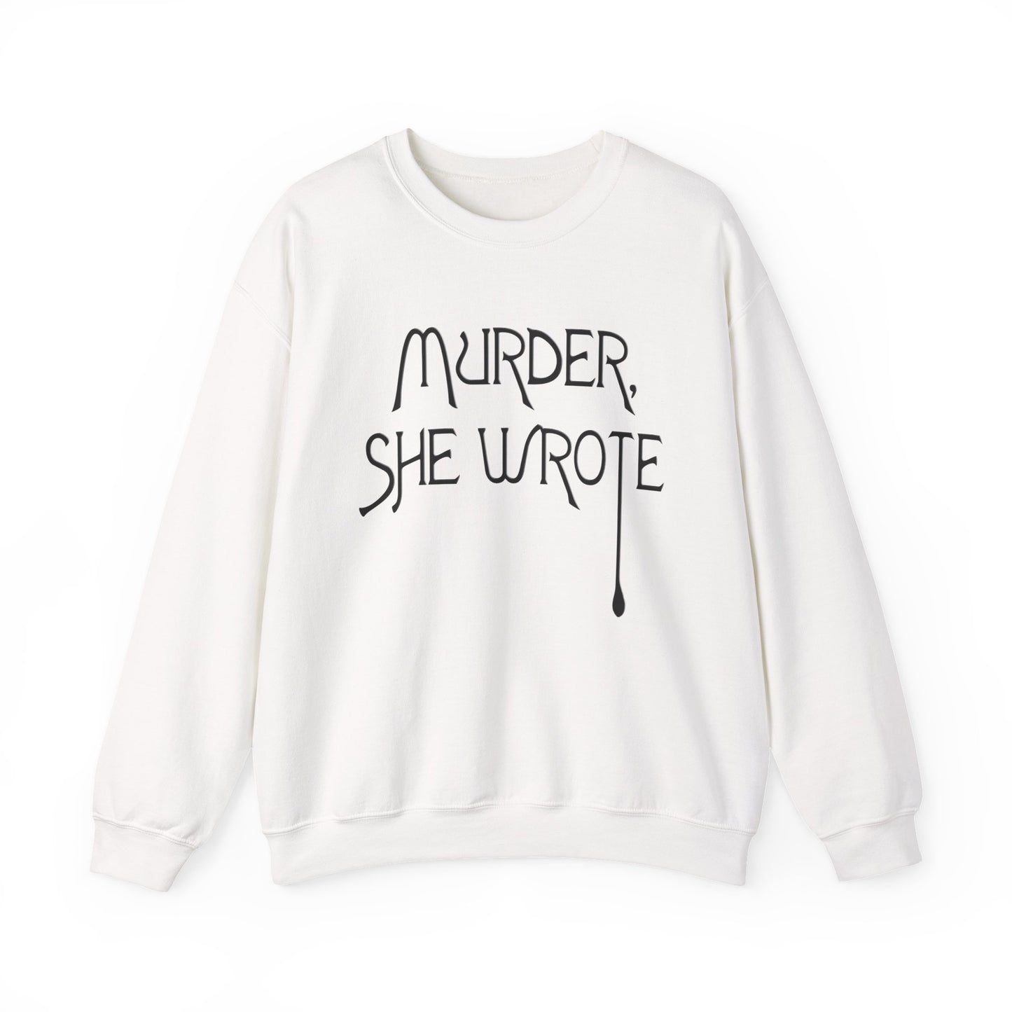 murder, she wrote vintage style unisex heavy blend crewneck sweatshirt