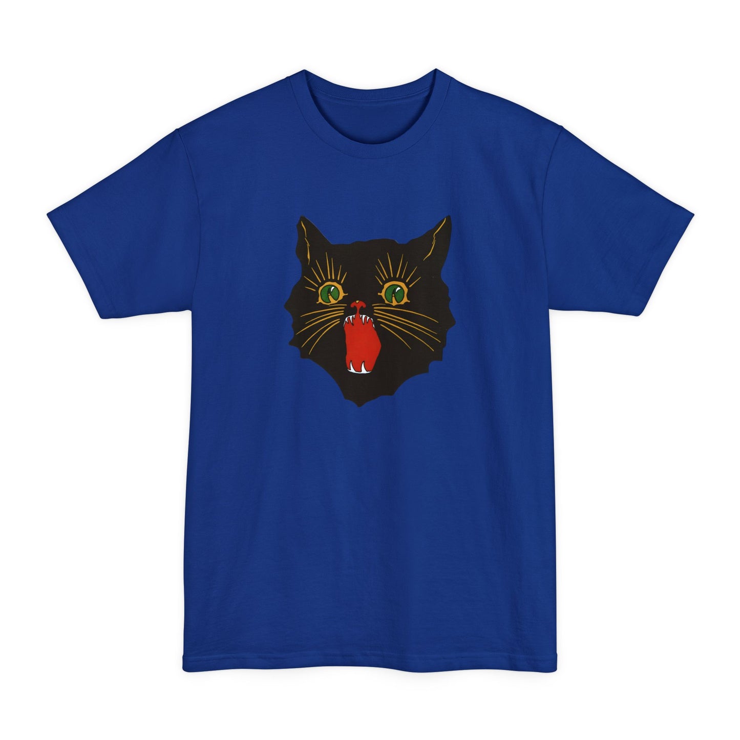 oversized vintage halloween cat reproduction unisex tall beefy tshirt