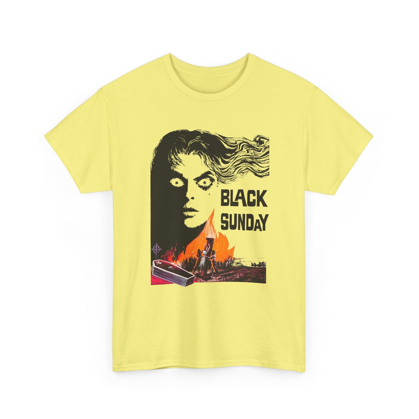 1960 black sunday movie poster 1 custom edit tshirt