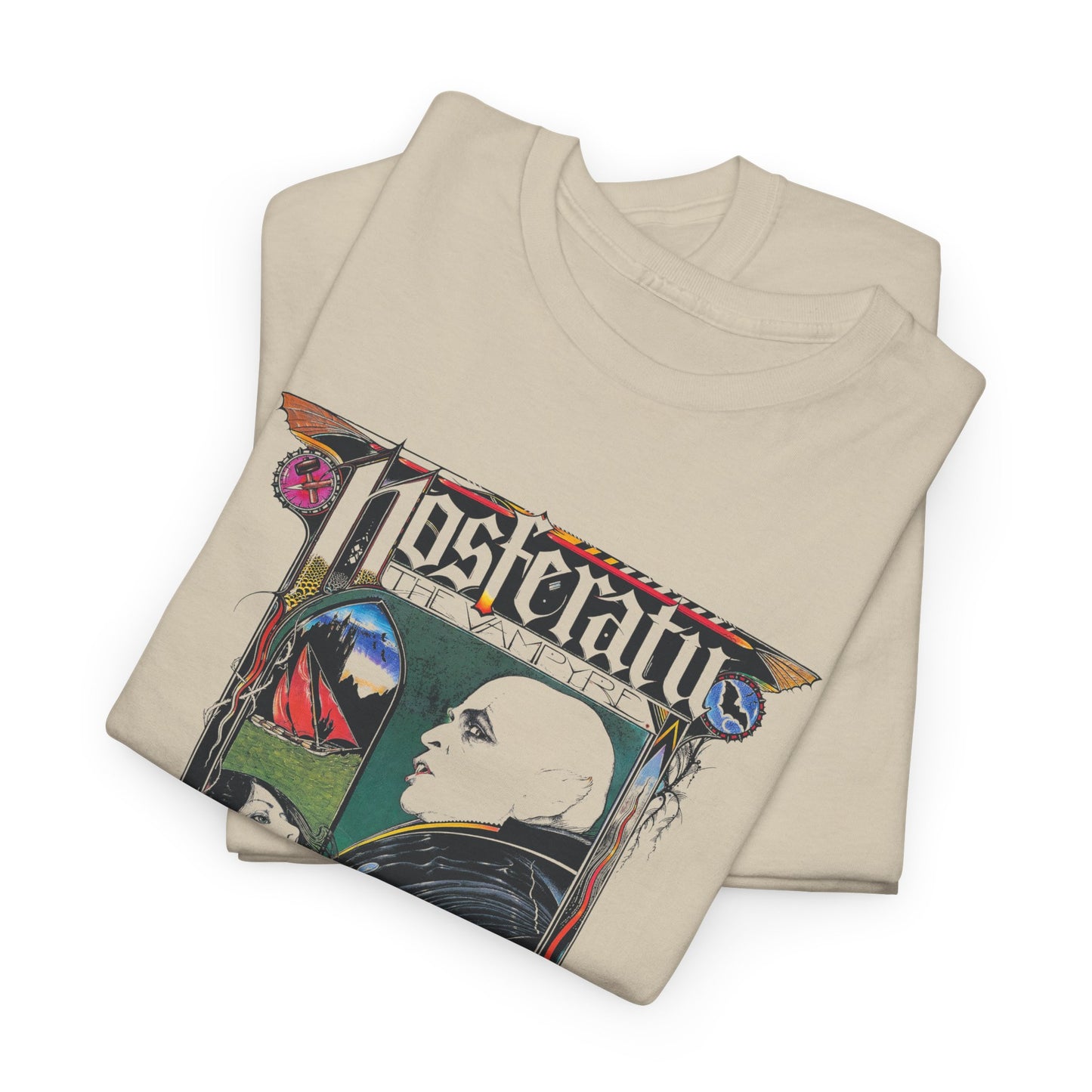 nosferatu 1979 movie poster reproduction tshirt