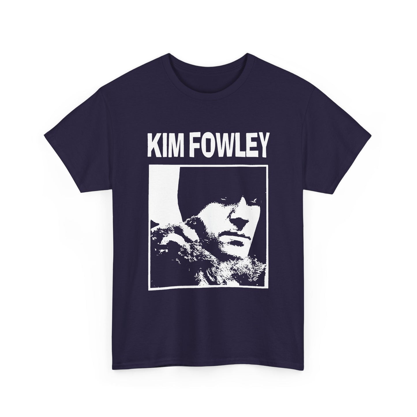 kim fowley show poster fan art reproduction white graphic tshirt