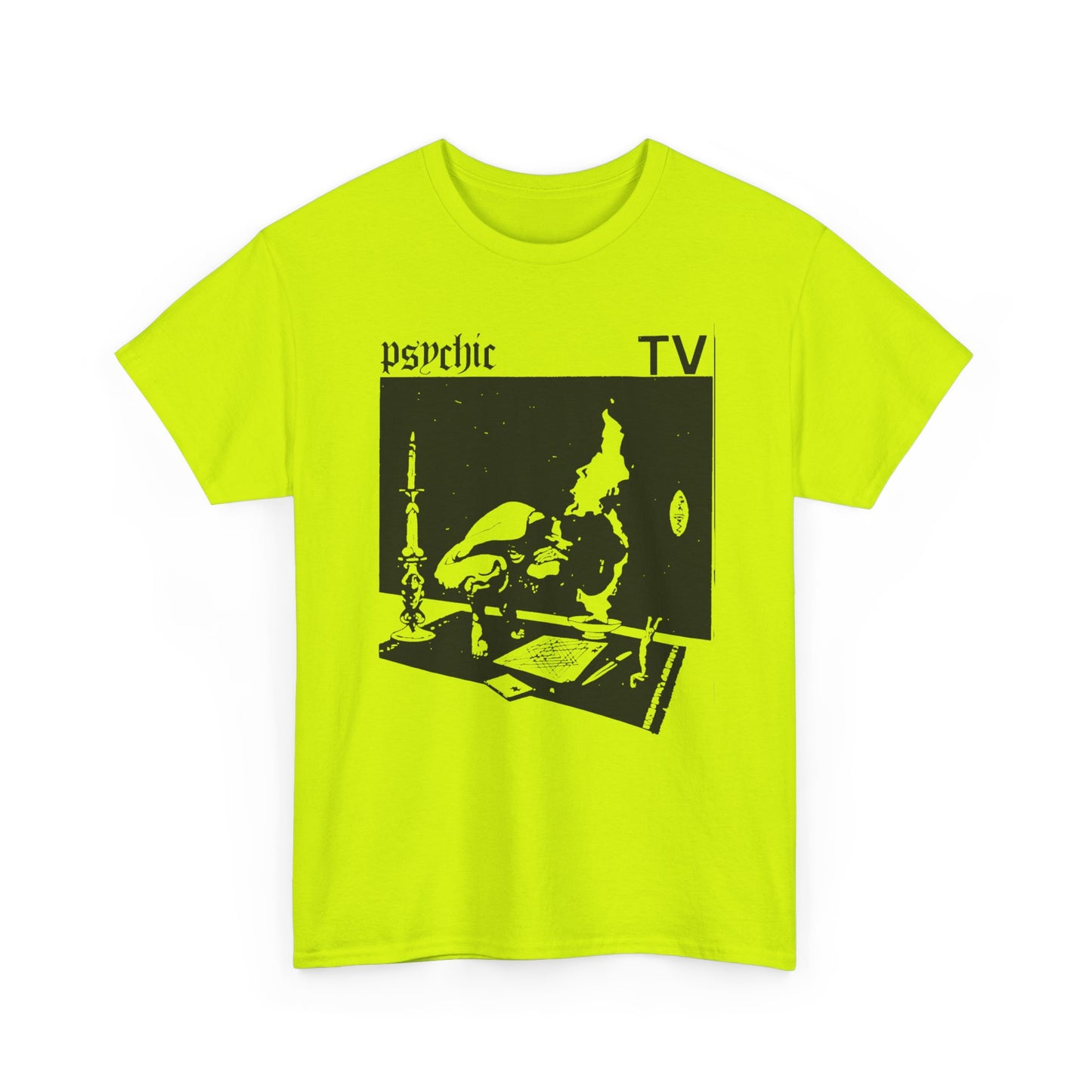 1985 cassette cover for post punk band psychic tv tshirt