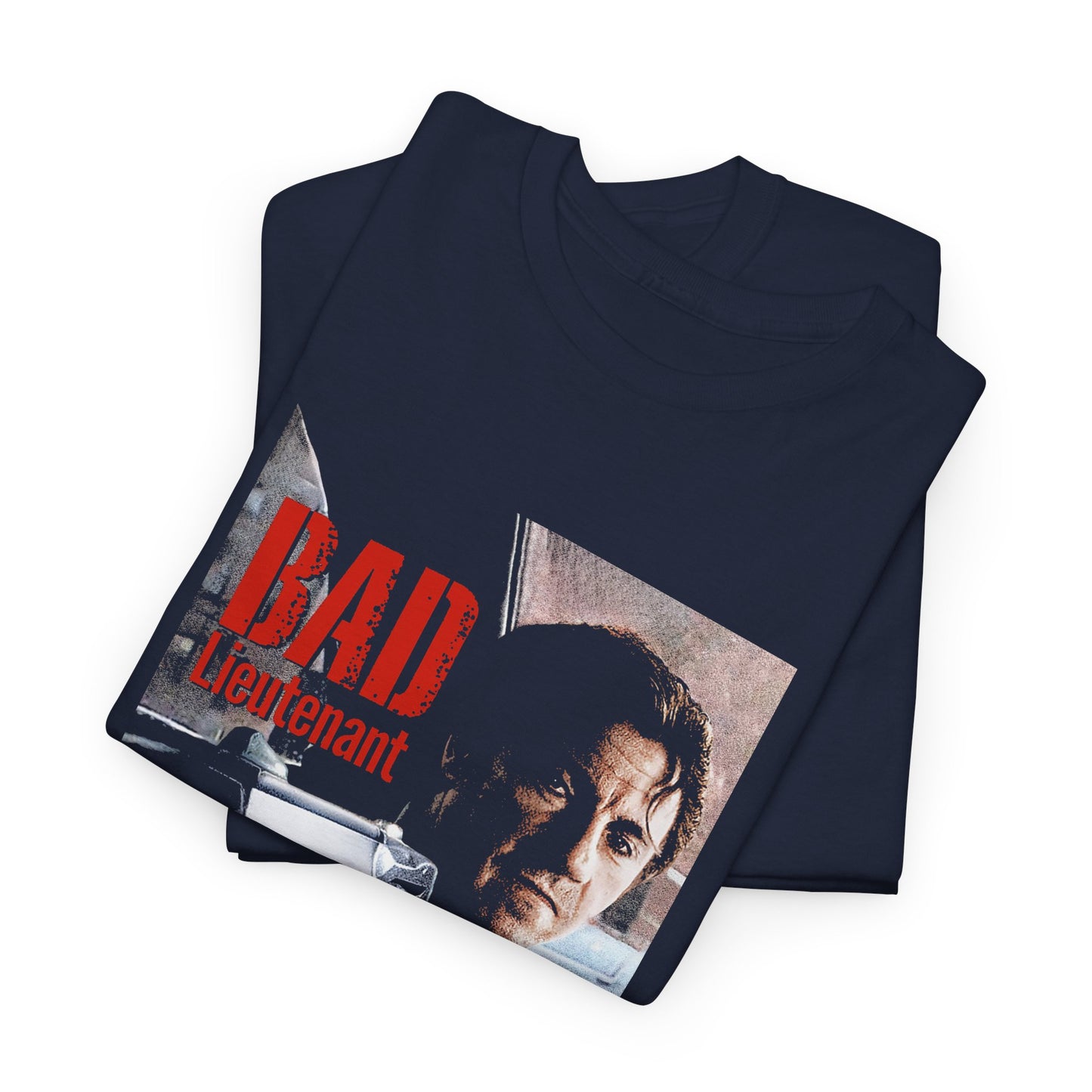 1992 neo noir bad lieutenant move poster tshirt