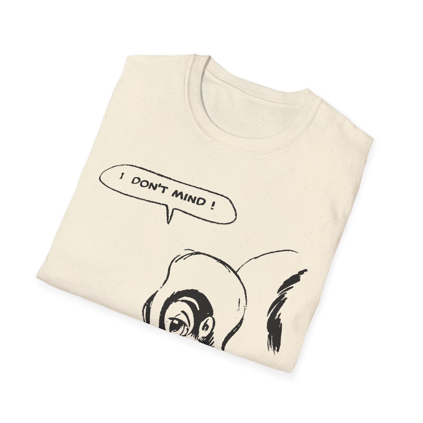 i don't mind cartoon skunk from old comic book tshirt