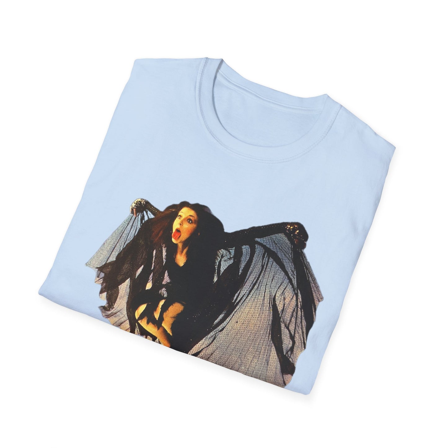 kate bush as a bat on never for ever tshirt