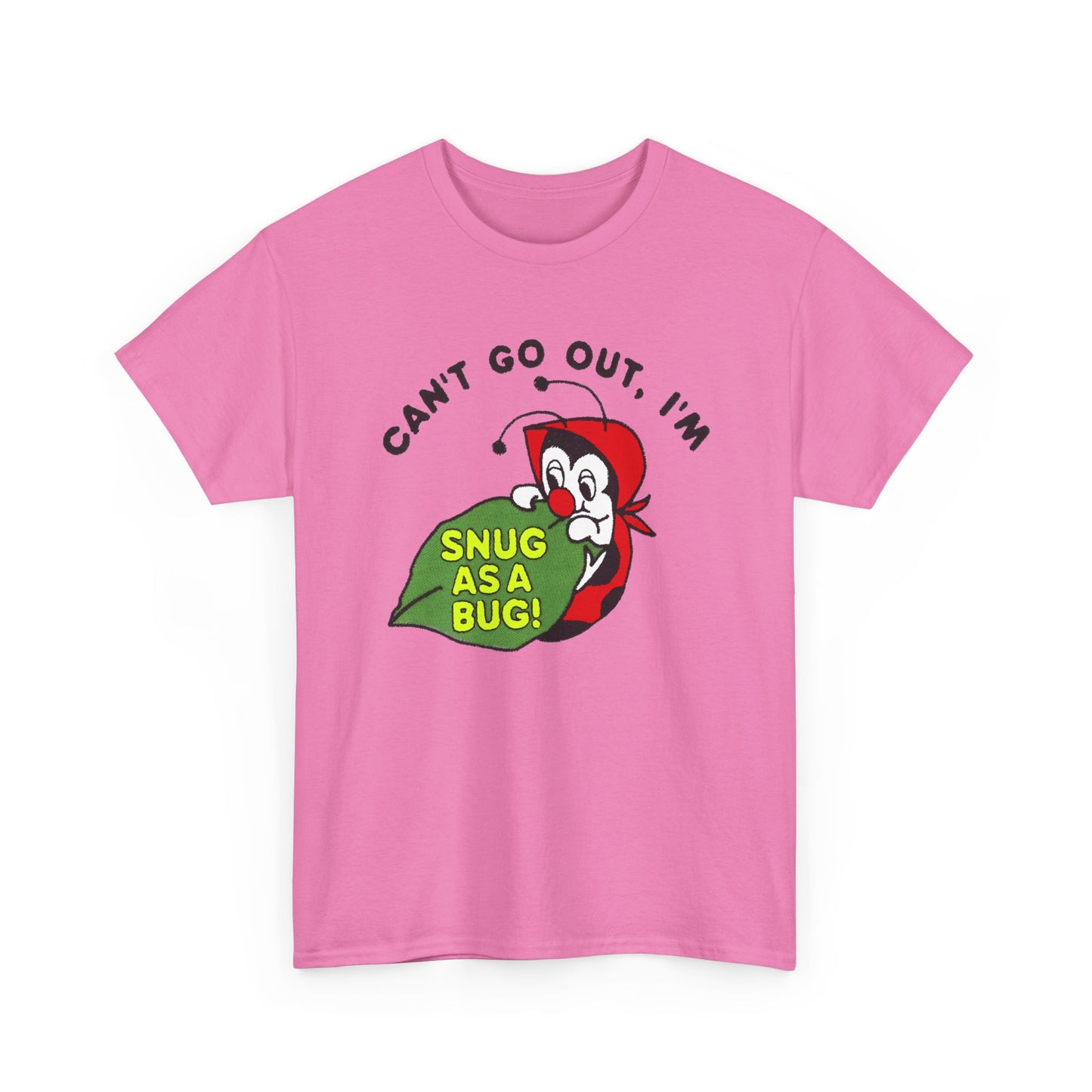 vintage can't go out i'm snug as a bug tshirt