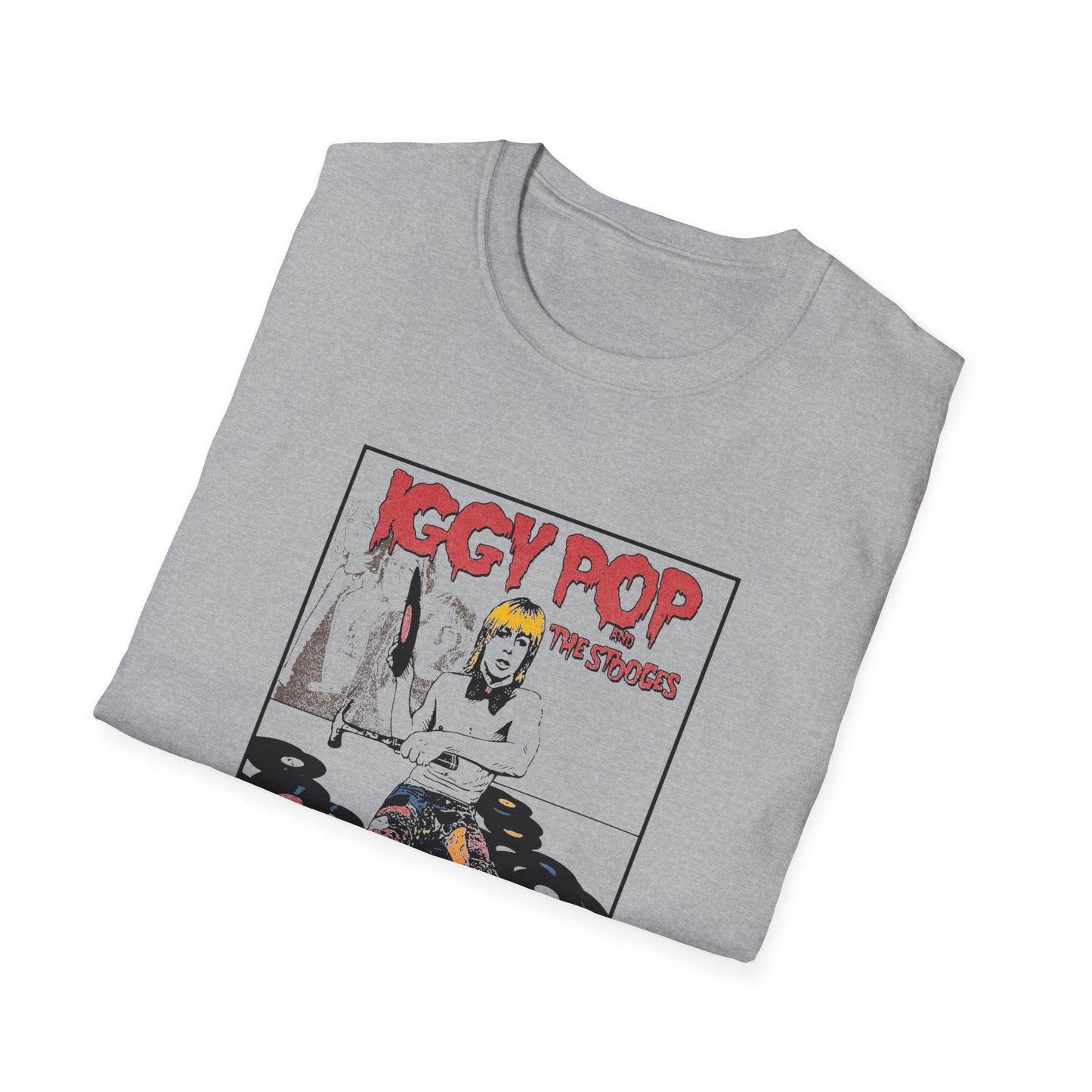 iggy pop and the stooges 1974 tour poster tshirt