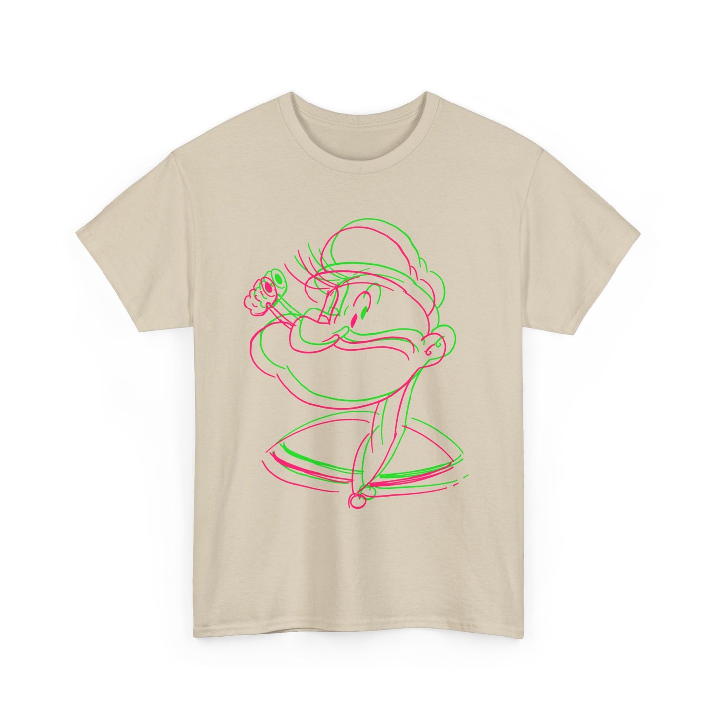 1930s vintage popeye illustration reproduction tshirt