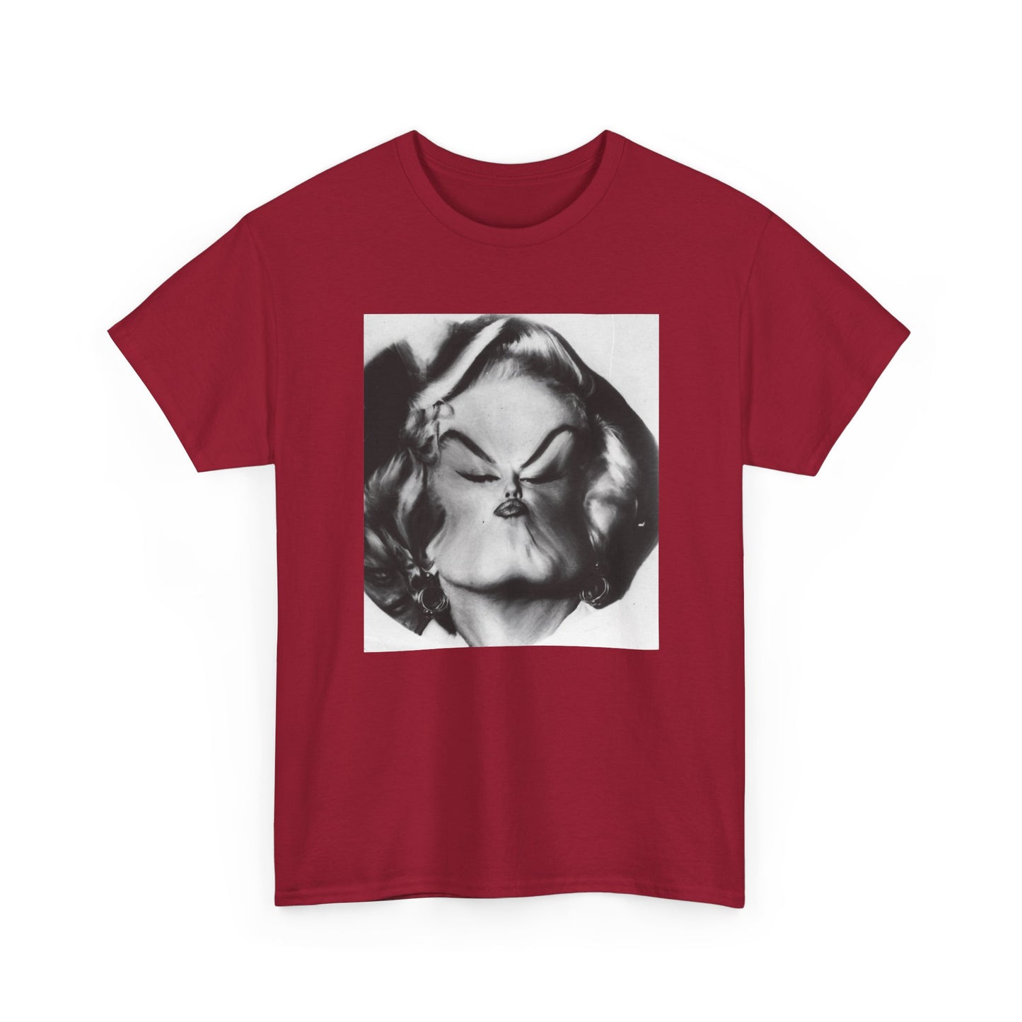 1960 marilyn monroe weegee distortion photo custom edit with border tshirt