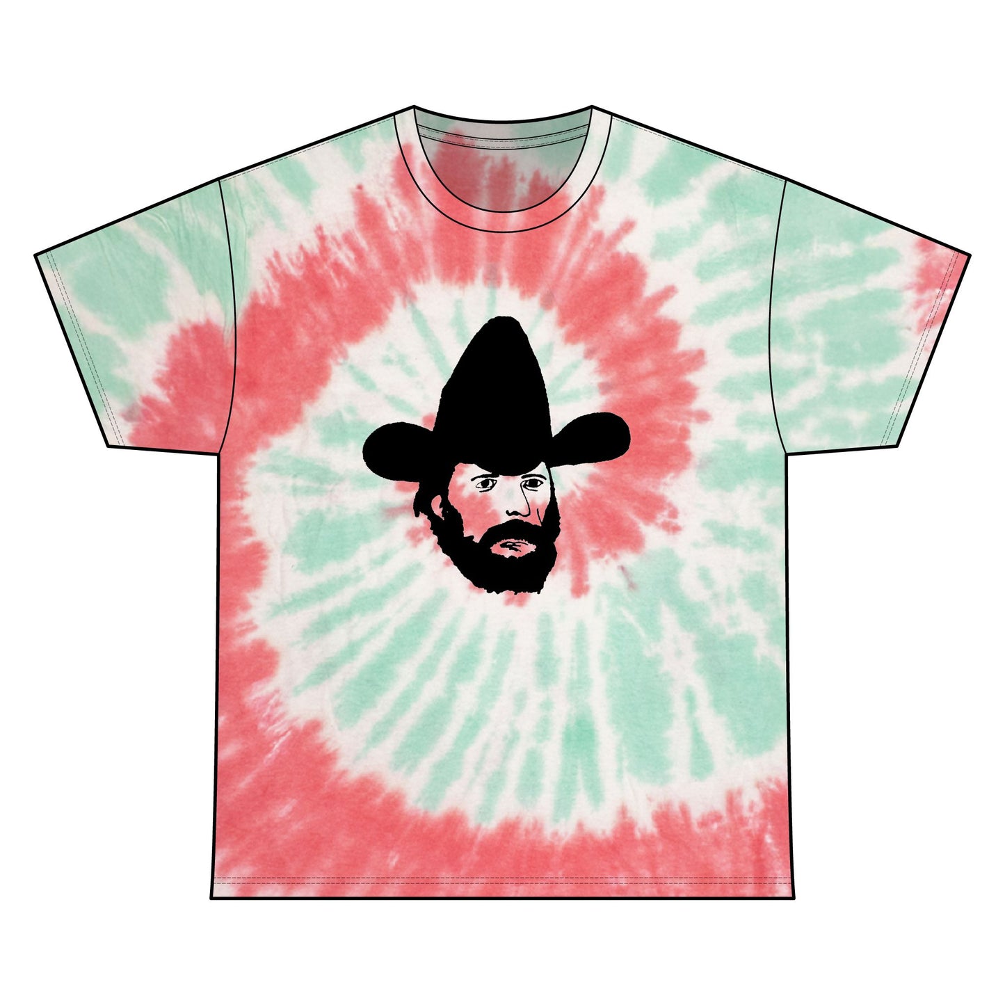 johnny paycheck 1970s country outlaw legend i'm the only hell my mama ever raised original drawing tie dye alternate tshirt