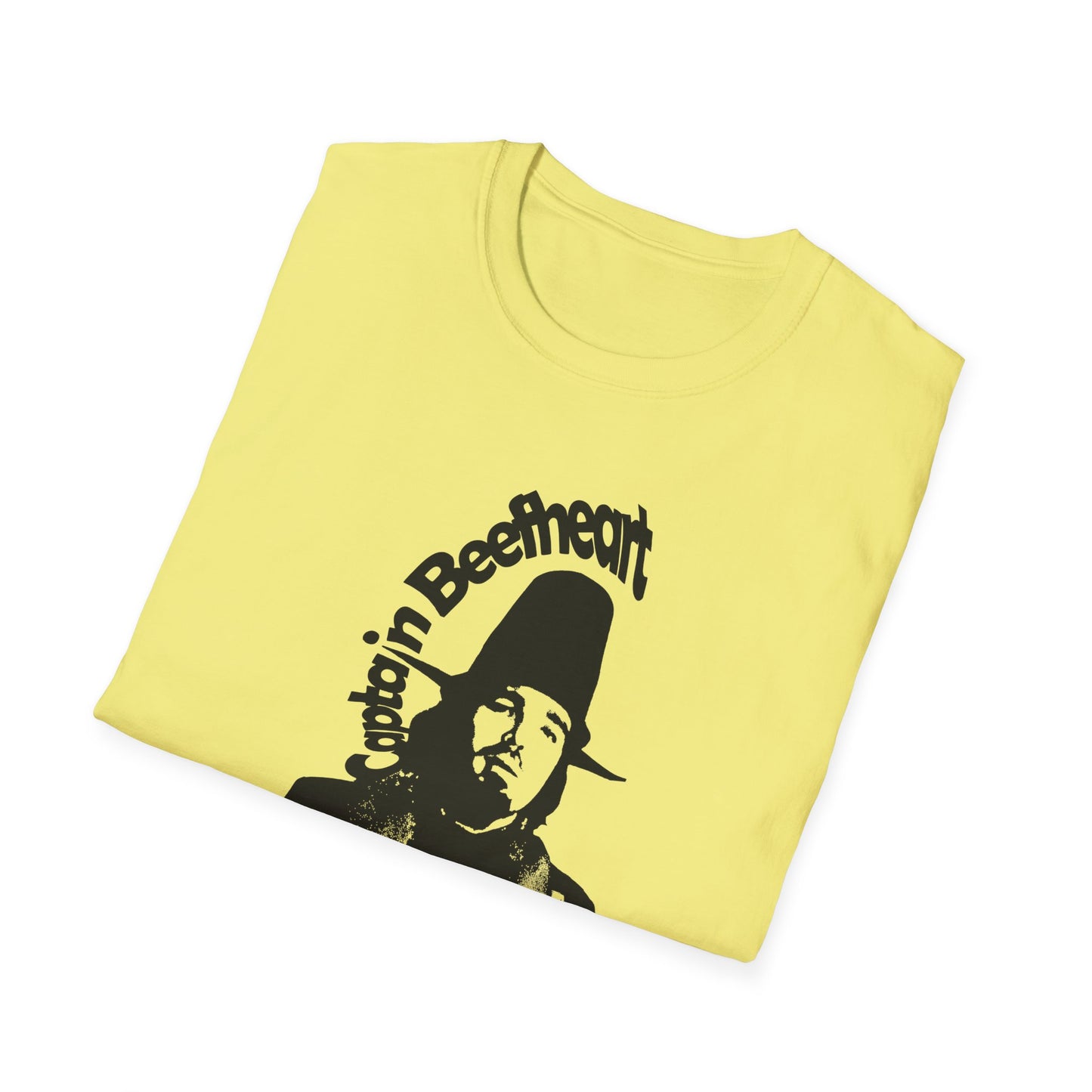 captain beefheart stencil in black tshirt