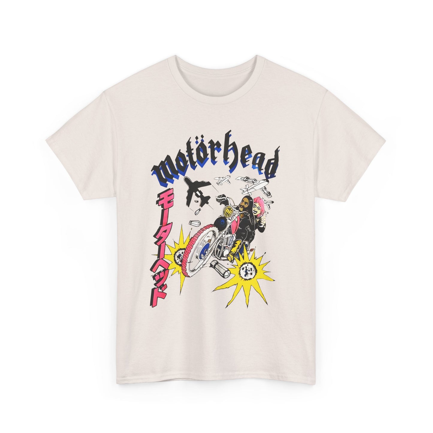 1990s rare motorhead japanese tour poster reproduction tshirt