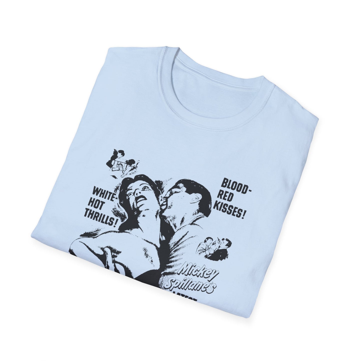1955 film noir movie poster tshirt kiss me deadly by robert aldrich