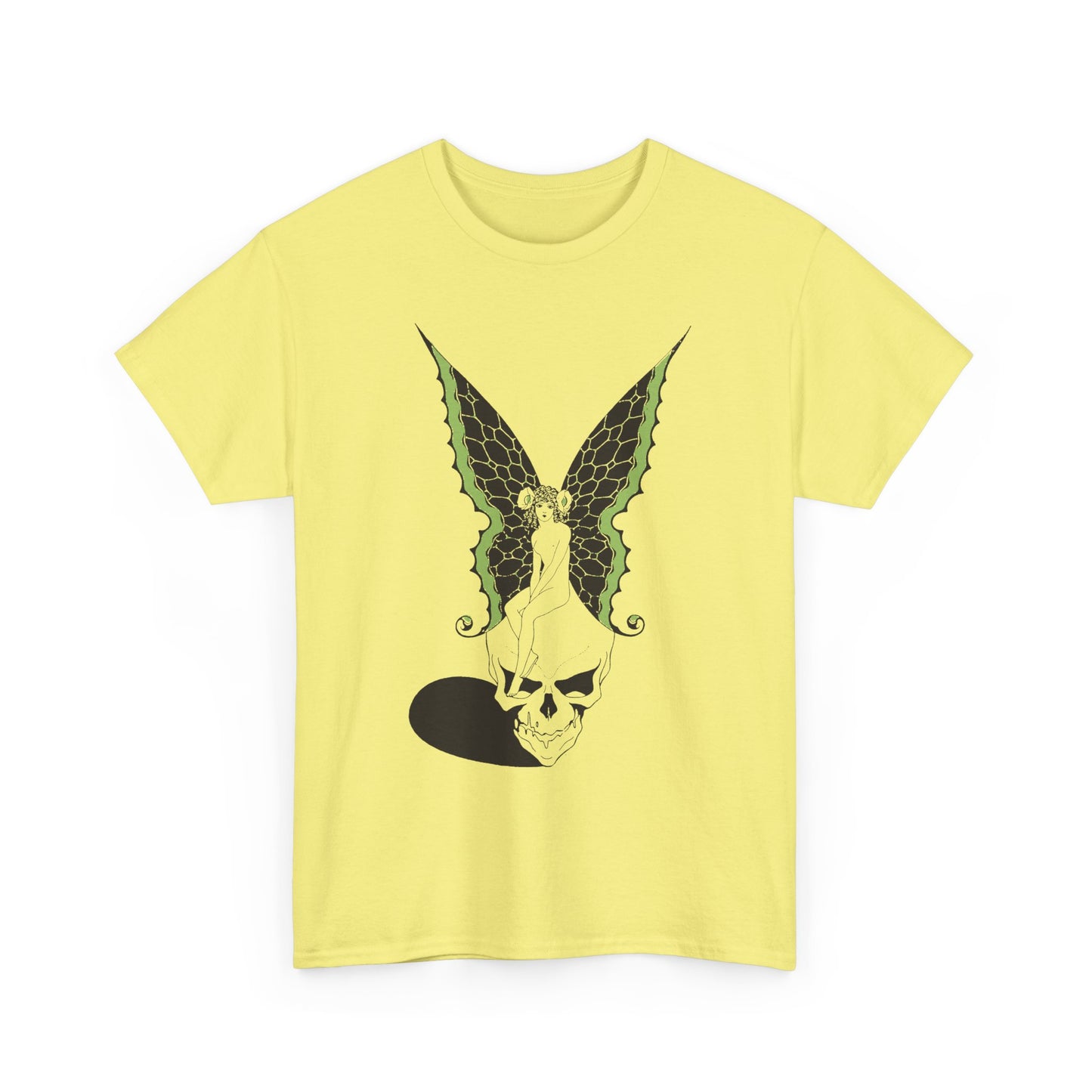 1920s art nouveau fairy skull art by sergei pavlovich lodygin tshirt