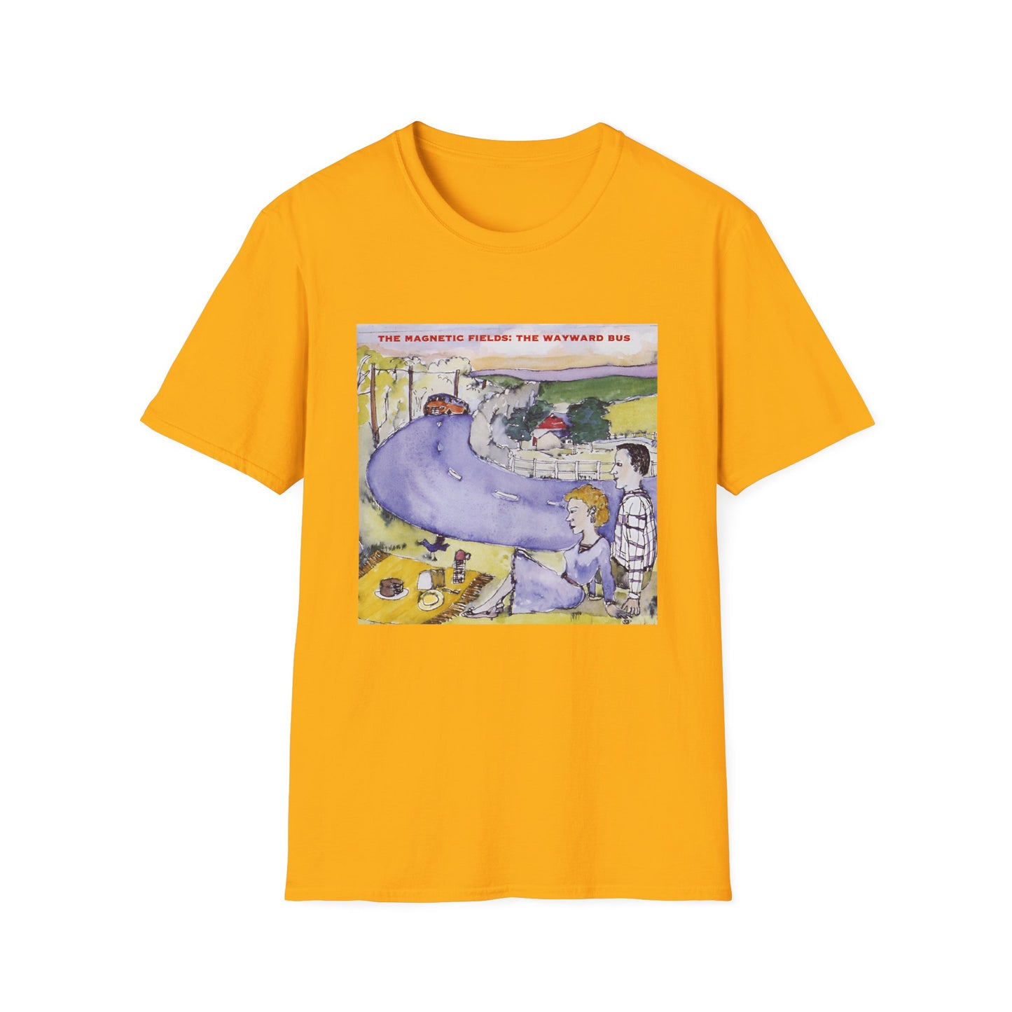 the magnetic fields 1992 the wayward bus album tshirt