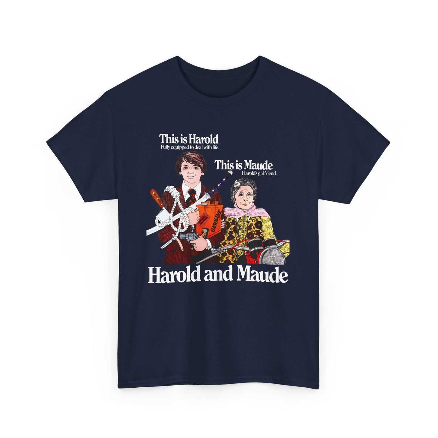 harold and maude 1971 belgian movie poster reproduction tshirt