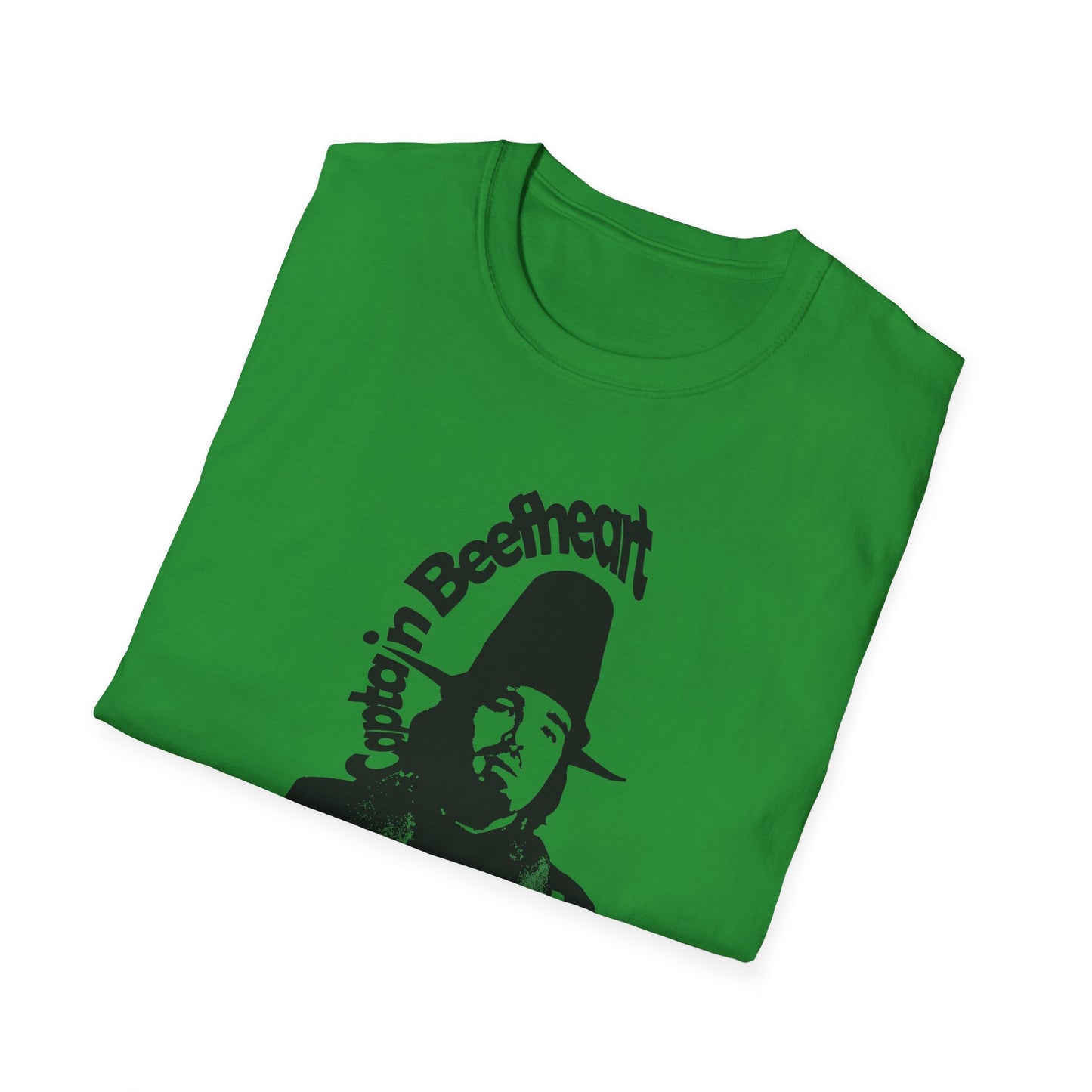 captain beefheart stencil in black tshirt