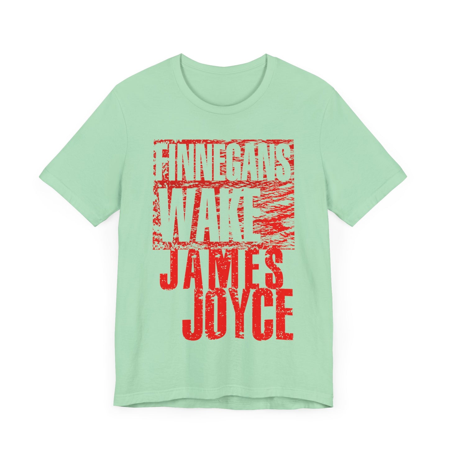 james joyce finnegans wake in red tshirt whatmart