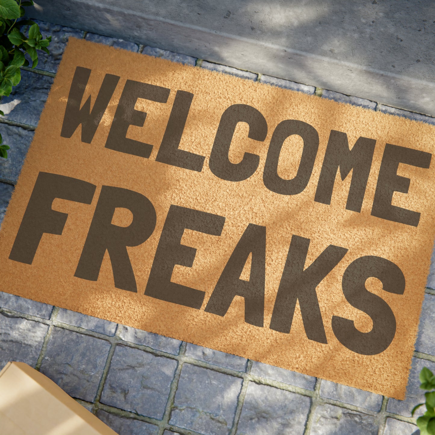 welcome freaks doormat whatmart