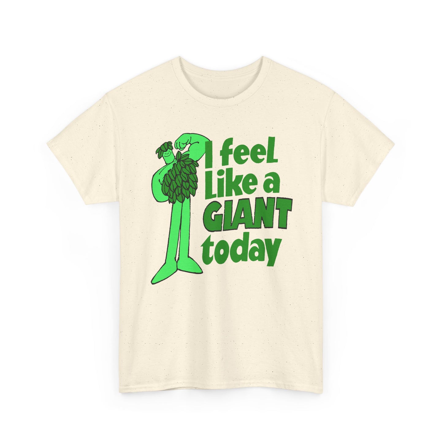 vintage green giant i feel like a giant today tshirt