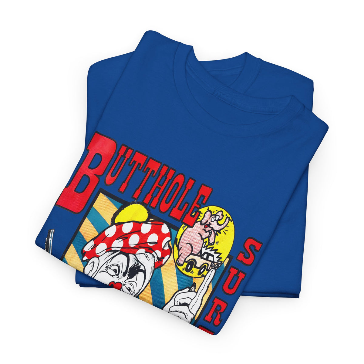 vintage butthole surfers kozik art stretched reproduction tshirt