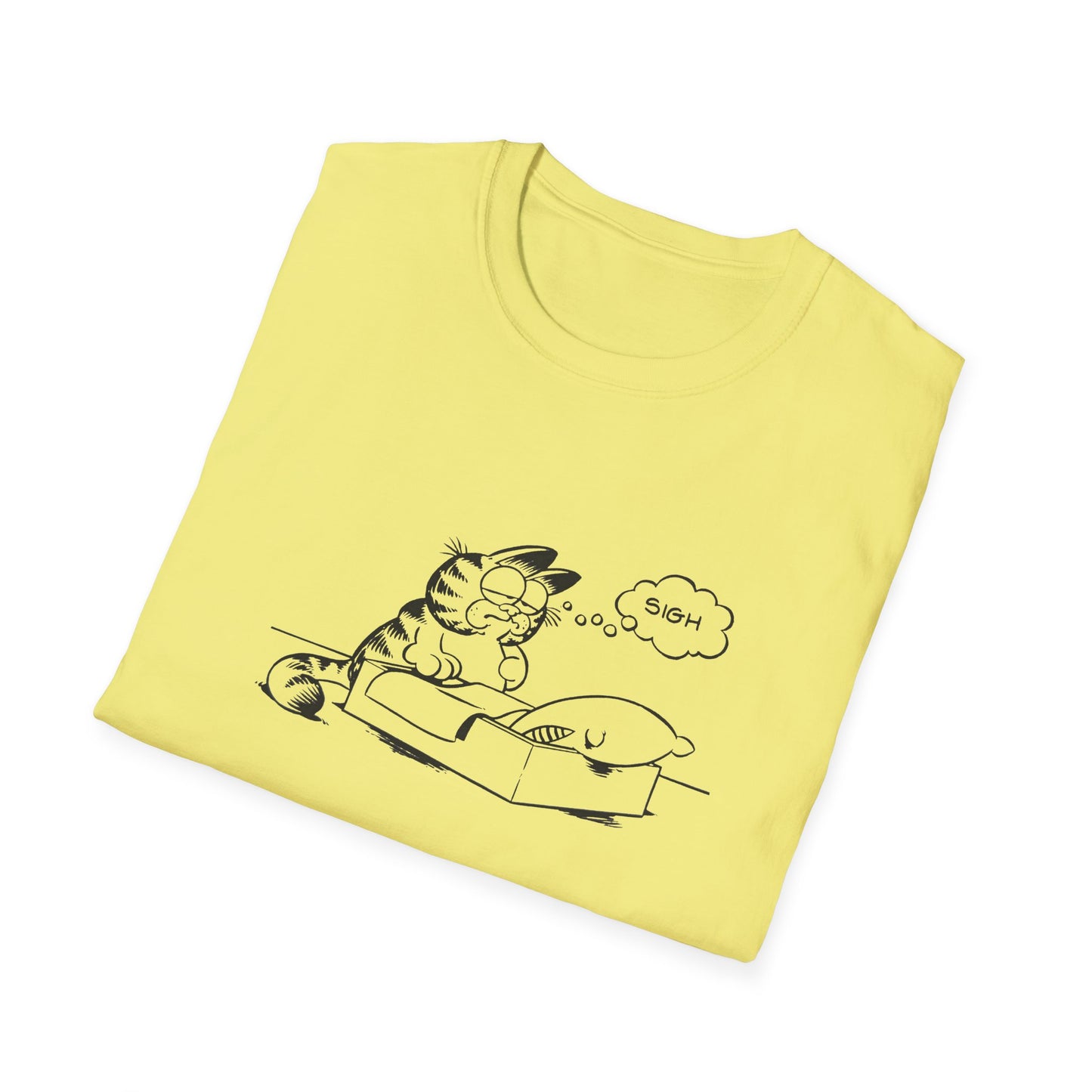 garf sighing tshirt