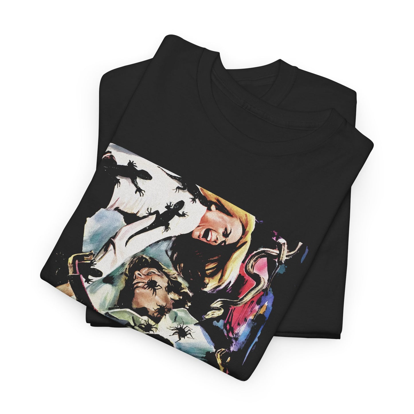 1972 eco horror movie frogs italian poster custom edit tshirt