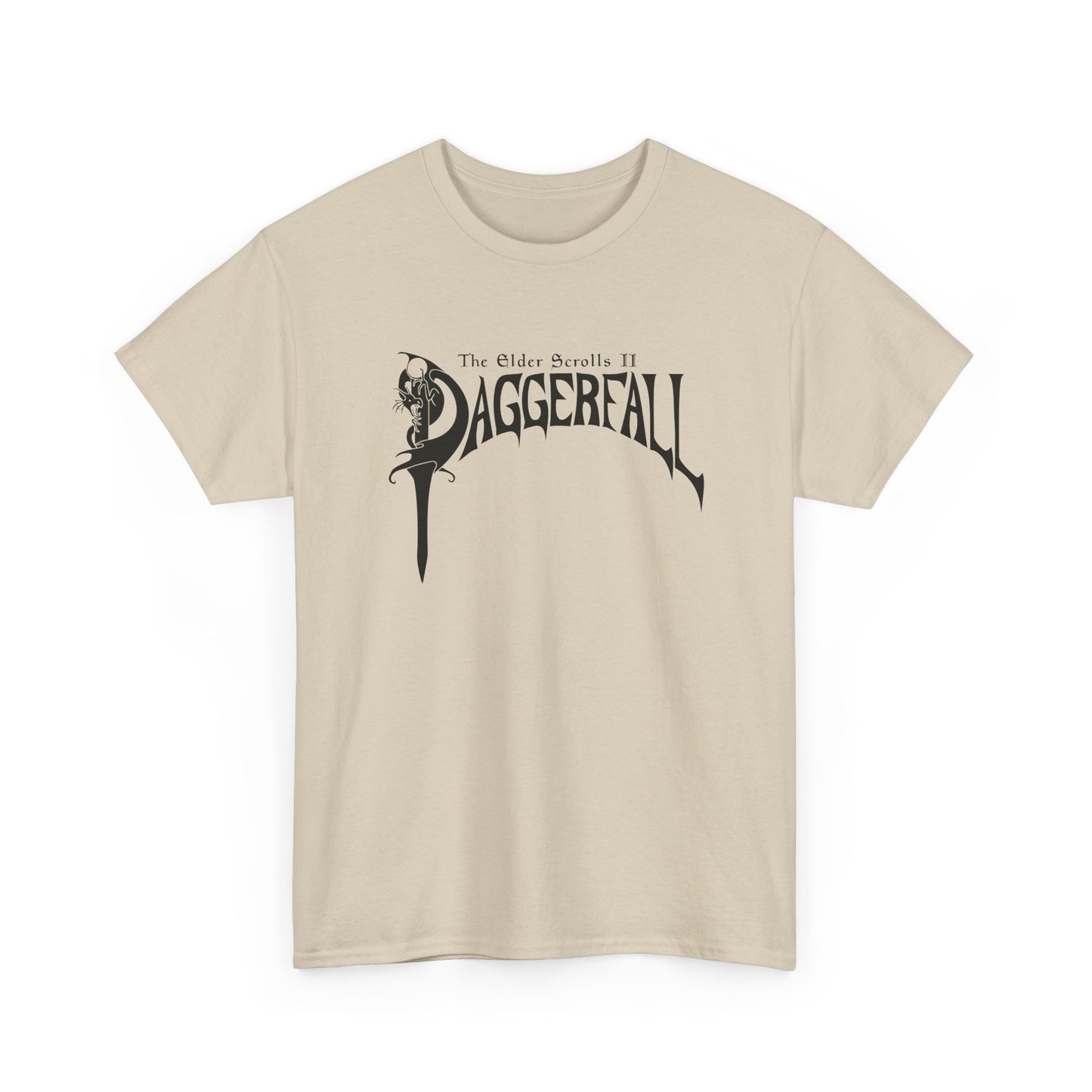 daggerfall the elder scrolls 2 1996 masterpiece video game logo in black tshirt