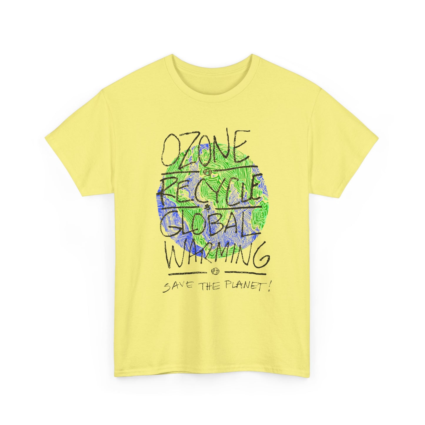 vintage 90s save the planet reproduction tshirt