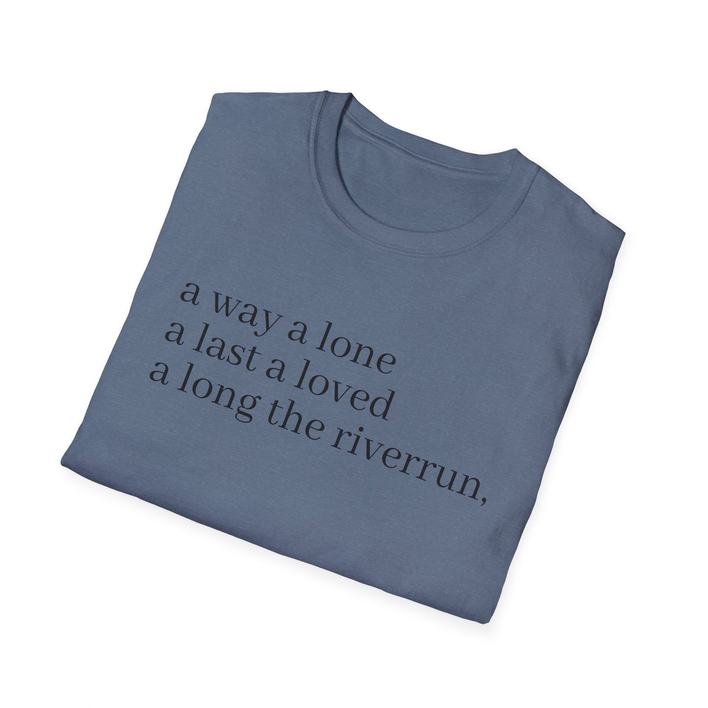 james joyce finnegans wake last lines going into first line tshirt