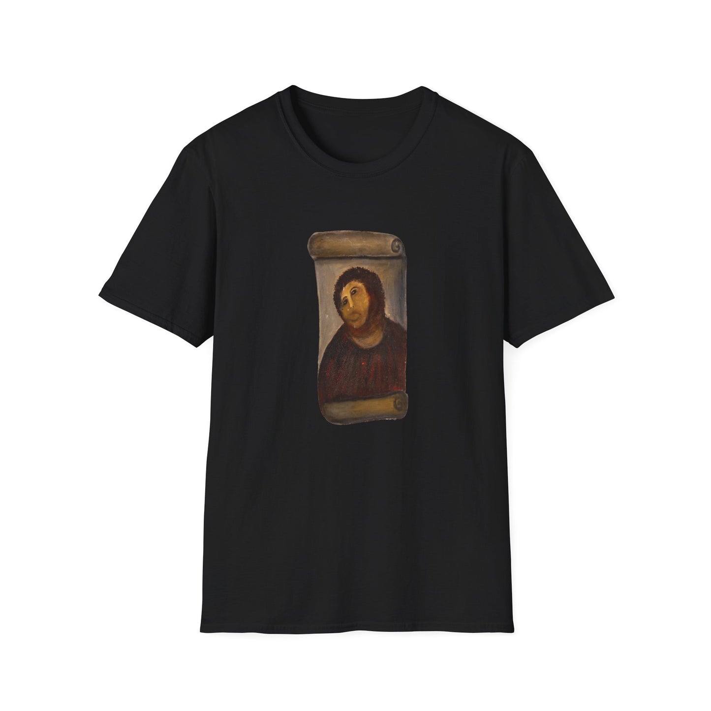 ecce homo botched restoration tshirt behold the monkey tshirt