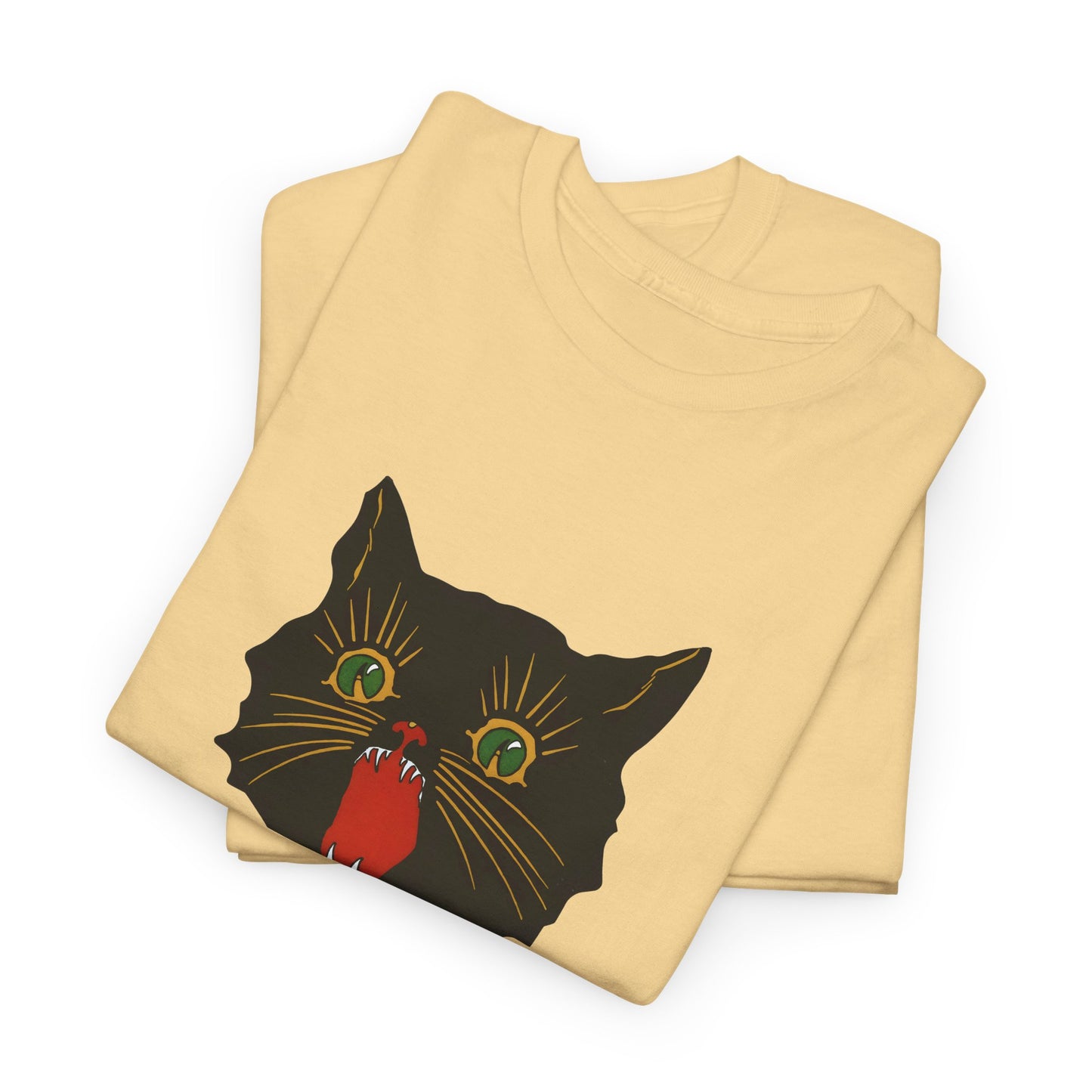vintage halloween cat reproduction tshirt