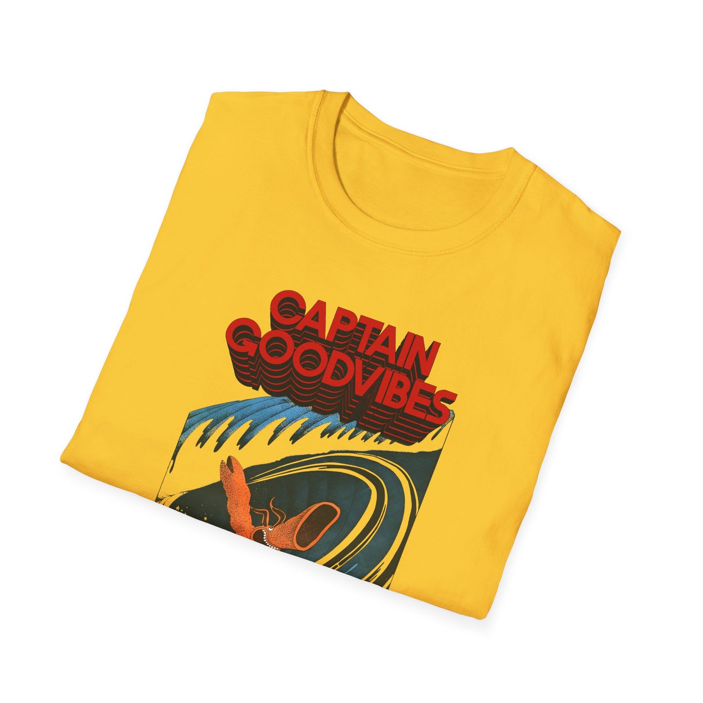 1975 underground australian surf comic illustration by tony edwards re colourized reproduction tshirt