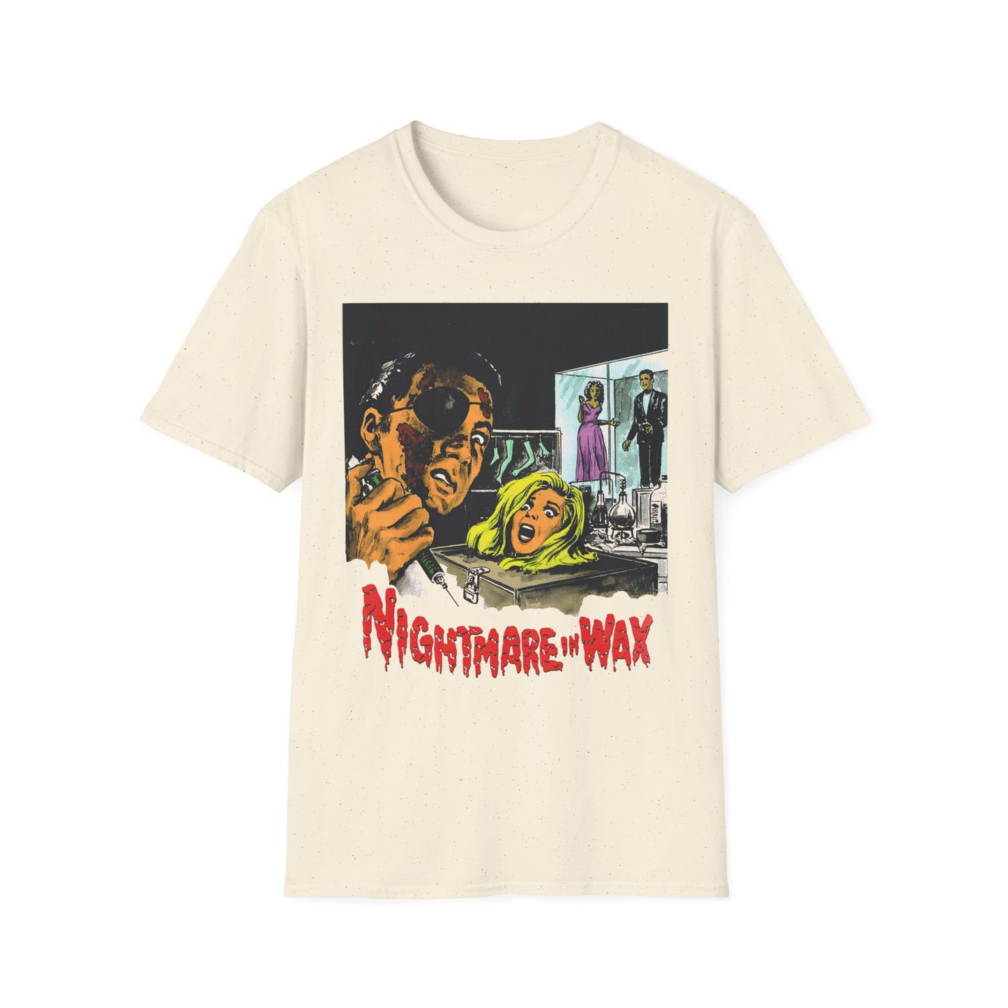 1969 movie poster tshirt nightmare in wax