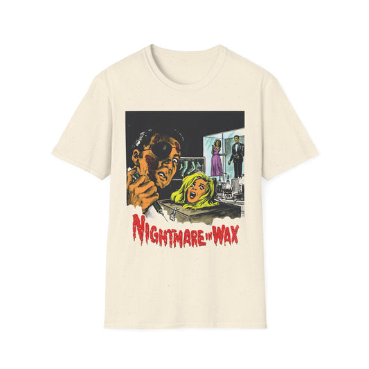 1969 movie poster tshirt nightmare in wax