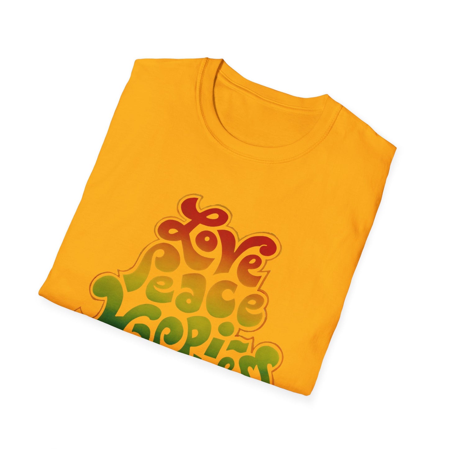 1970 love peace happiness vagabond creations poster tshirt