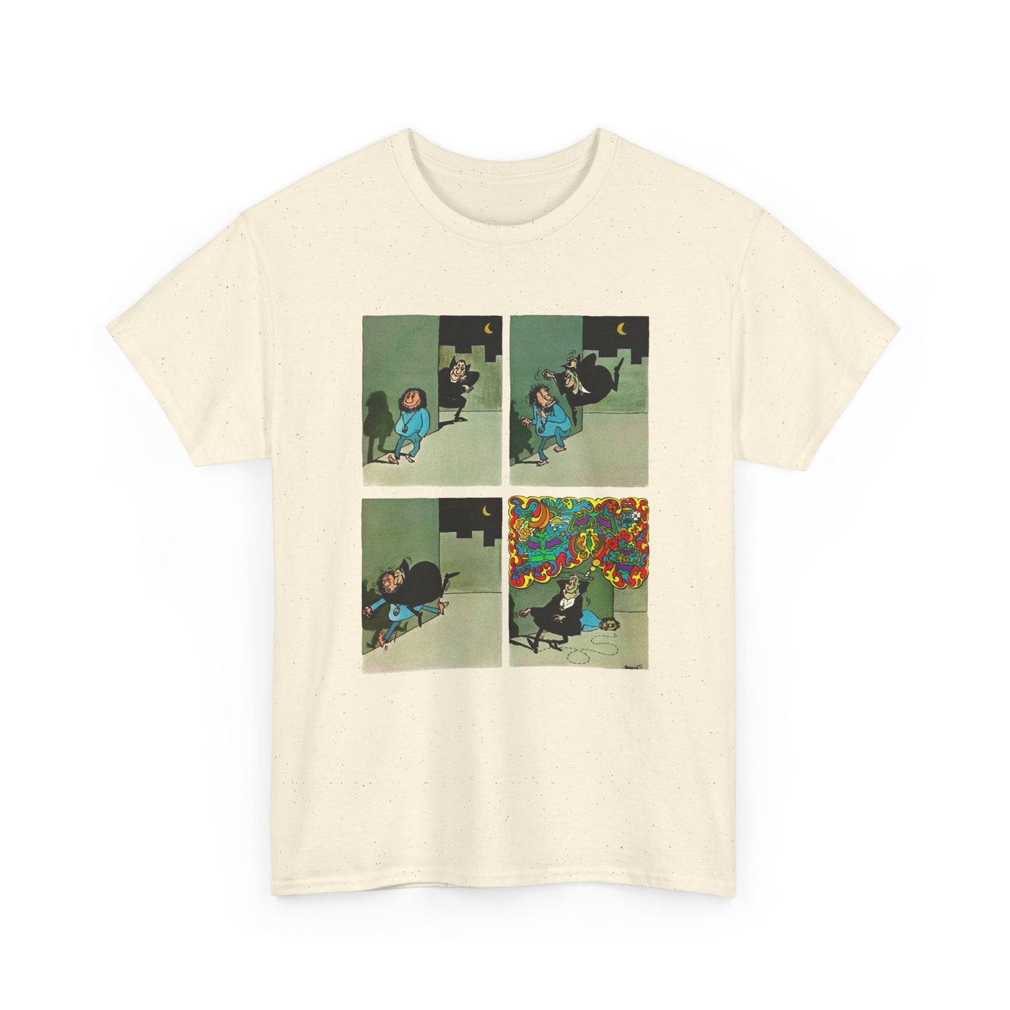 1970 comic the vampire by sergio aragones reproduction tshirt